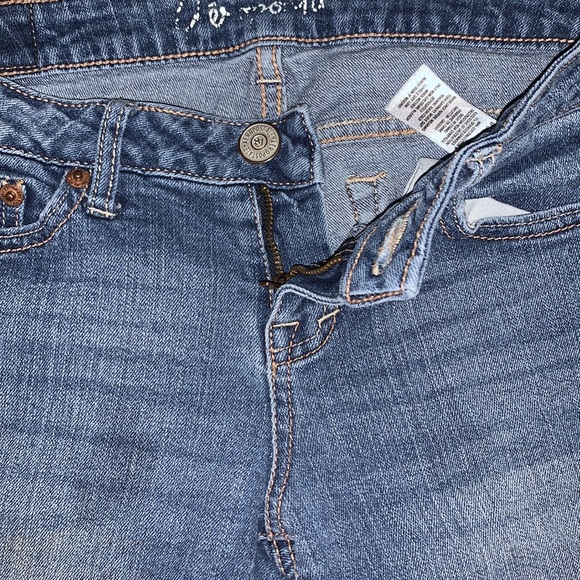 Aeropostal Blue Bayla Skinny Jeans Sz 0 Short - Picture 4 of 9